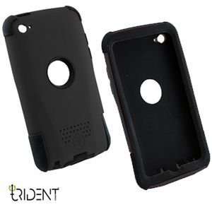   Rubber Feel Protector Case for Apple iPod Touch 4 (Black) Electronics