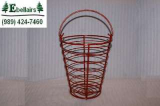 WIRE EGG BASKET chicken poultry eggs reproduction vintage, antique 