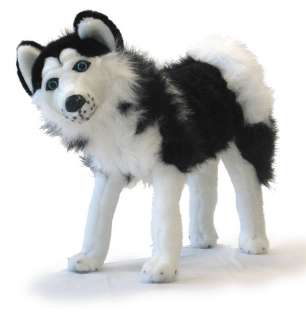 NEW Soft Stuffed Plush Animal Doll SIBERIAN HUSKY DOG  