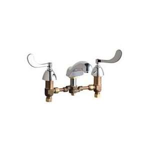  Chicago Faucets 404 317SWCP Chrome Manual Deck Mounted 8 