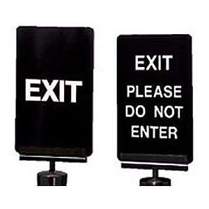   Sign   Exit/Exit Please Do Not Enter   For Barrier 