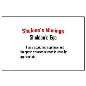  Sheldons Ego Quote Humor Mini Poster Print by  