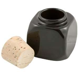 Cinema Secrets Black Ceramic Jar with Cork