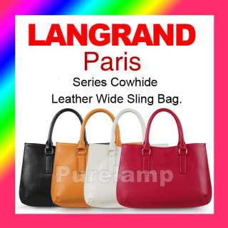 LANGRAND PARIS SERIES WOMENS LEATHER SLING BAG LE10  