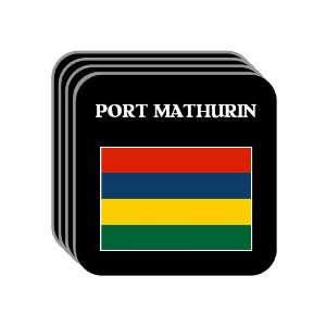  Mauritius   PORT MATHURIN Set of 4 Mini Mousepad 