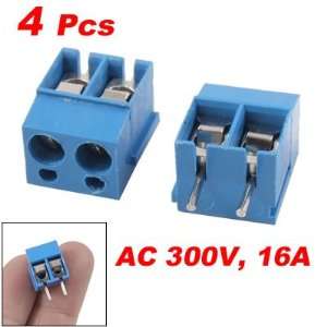  Amico 4 Pcs 2P 2 Way PCB Screw Teminal Blocks 5mm Pitch AC 