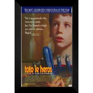 Toto le Heros 27x40 FRAMED Movie Poster   Style A 1991  