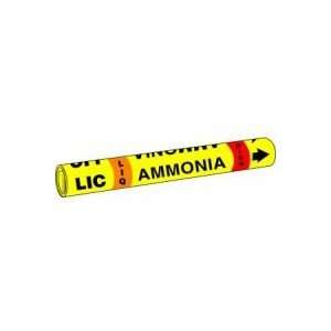 AMMONIA LIC LIQ HIGH   IIAR Snap Tite Pipe Markers   IIAR ST OD 2 1/4 