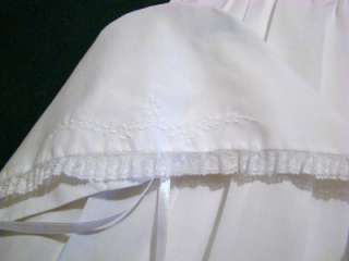   BROTHERS GIRLS SMOCKED BATISTE CHRISTENING GOWN SET~NB/3M, 6/9M~NWT