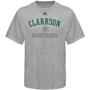  adidas Clarkson Golden Knights Ash Practice T shirt 