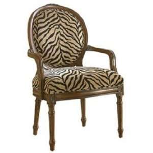  Hidden Treasures Zebra Accent Chair