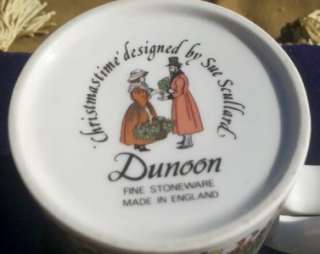 Dunoon Fine Stoneware Christmastime Mug Sue Scullard England  