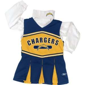   Chargers Girls 7 16 Long Sleeve Cheerleader Jumper
