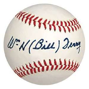   Terry Autographed / Signed Baseball (James Spence) 