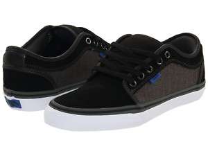 NIB Vans Chukka Low Black Gray Herringbone Skate Shoes  