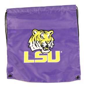  LSU Tigers Equipment / Shoe Cinch Bag (Measures 14 x 14 
