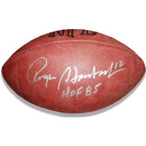 Roger Staubach Autographed Wilson NFL Football with HOF85  