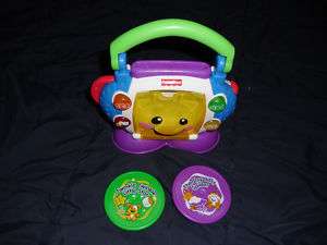 Fisher Price Sing With Me CD PLAYER w 2 Discs  