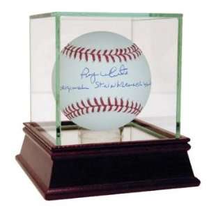  Roy White Autographed Baseball   with Original Steinbrenner 