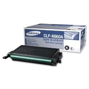 Samsung CLP 660ND Black OEM Toner Cartridge   2,500 Pages 