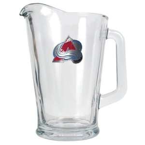  Colorado Avalanche NHL 60oz Glass Pitcher   Primary Logo 