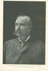 1903 Print Circuit Court Judge George Gray  