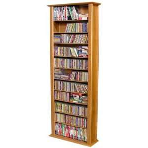  Media CD Storage FurnitureTower with Shelves