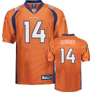  Brandon Stokely Jersey Reebok Authentic Orange #14 Denver 