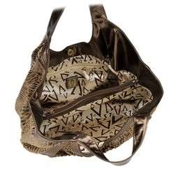 new brown bronze zebra print votatile purse soft animal short