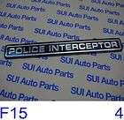 Ford Crown Victoria Vic Police Interceptor Emblem Factory NEW (F15 