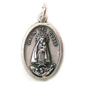  Virgen Del Cobre Oxidized Medal   MADE IN ITALY Jewelry
