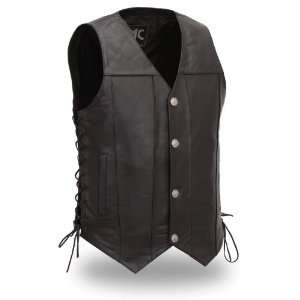   Vest with Dual Side Internal Concealed Gun Pockets/Adjustable Side