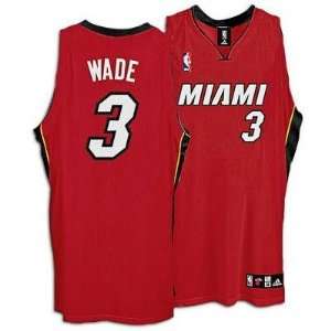 Miami Heat #3 Dwyane Wade Red Jersey