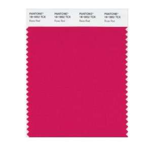   PANTONE SMART 18 1852X Color Swatch Card, Rose Red