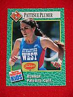 1990 PattiSue Plumer Olympic Runner SI for Kids Card  