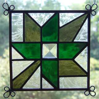 405C Maple Leaf   Emerald green, olive green, clear texture, and 