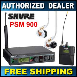 Shure PSM 900 Wireless In ear Monitor System P9TR425CL  