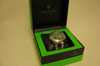Croton Mens CN307363SSGR Super C Automatic Stainless Steel Bracelet 