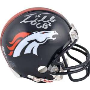 Tim Tebow Autographed Mini Helmet  Details Denver Broncos  