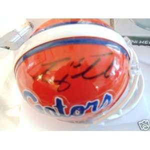 Tim Tebow Florida Gators Autographed Mini Helmet  Sports 