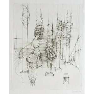  Les Colonnes by Hans Bellmer, 20x26