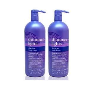   Shimmer Light Shampoo for Blonde & Silver 31.5oz (Pack of 2) Beauty