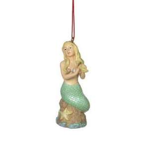  Mermaid Combing Her Hair Ornament