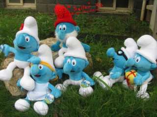 The Smurfs Plush stuffed toy Clumsy doll 11 Summer  