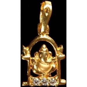 Lord Ganesha Pendant   18 K Gold