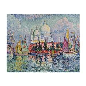 La Salute by Paul Signac. size 26 inches width by 21.5 inches height 