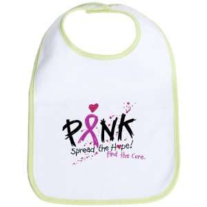  Baby Bib Kiwi Cancer Pink Ribbon Spread The Hope Find The 