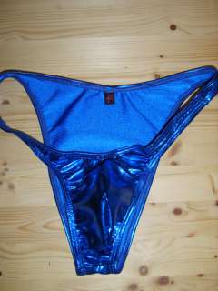jovana Royal Blue Metallic Mens Rio Bikini M  