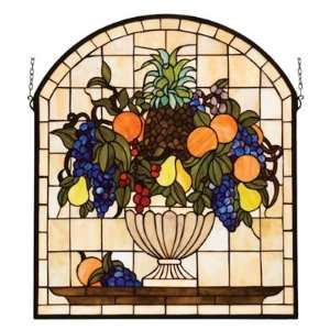  MY 13297   Meyda Tiffany 25in W 29in H Fruitbowl Window 