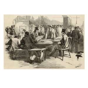  Committee Meeting of Striking Masons Held in a Pub, London 